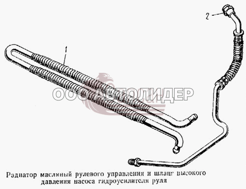 Радиатор масляный ГУР